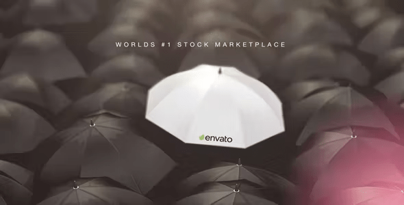 Videohive-Be-Unique-Logo-Reveal-Umbrellas-14880760