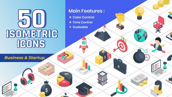 Videohive-Isometric-Icons-Business-Startup-41741082