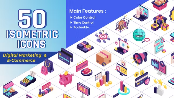 Videohive-Isometric-Icons-Digital-Marketing-42354573